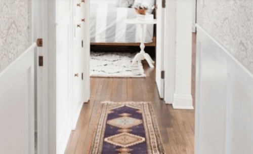 White decorated walls