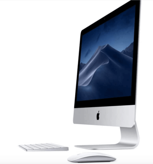 A Mac desktop.