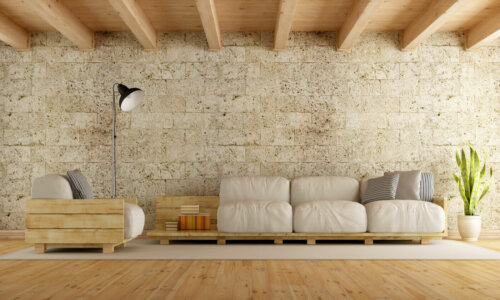 A modern living room.