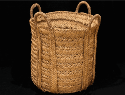 A large basket.
