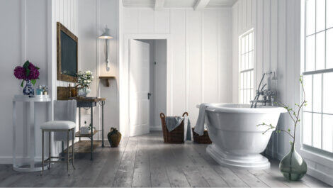 colours are important to make a space feel clean