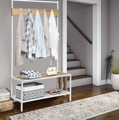 coat rack with shelf
