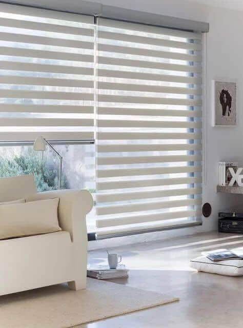 An image representing horizontal and vertical shutter blinds.