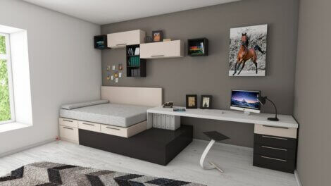 sharing a room among siblings