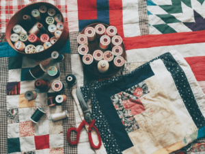 Creating Collages Using Fabric Scraps: A Decor Idea