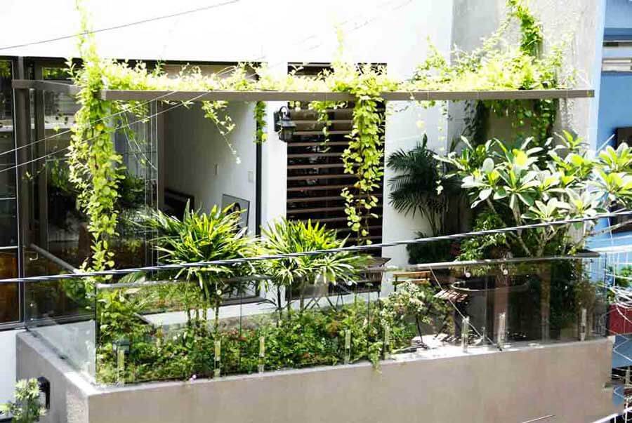 Using Feng Shui in the balcony.