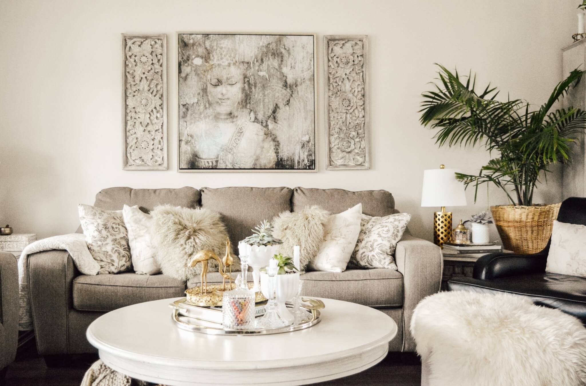 Using Feng Shui in the living room.