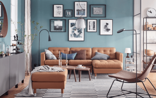 A comfortable, cohesive living room.