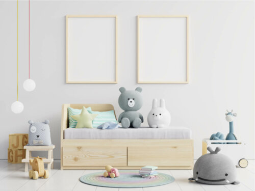 A child's bedroom.