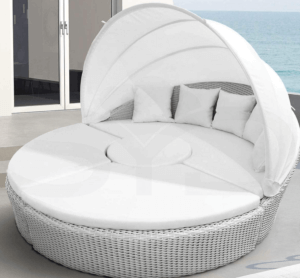 A Circular Vegetable Fiber Bed for Your Garden