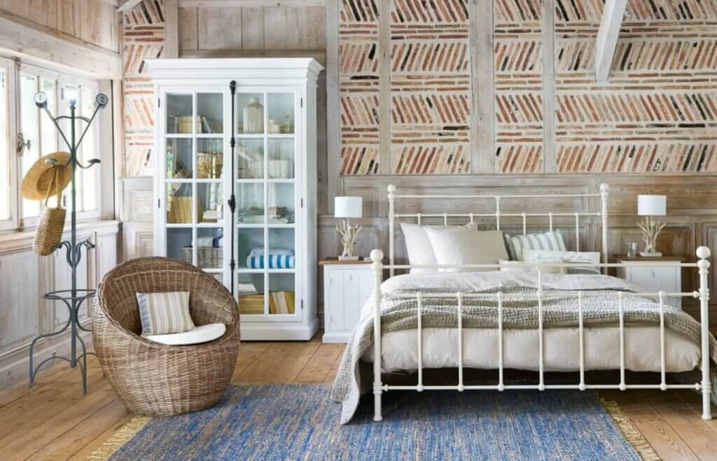 Maisons du Monde brass bed.