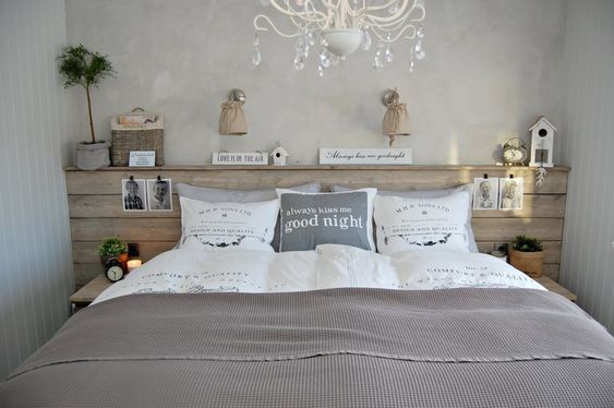 Everything in your bedroom should be in harmony, including the headboard.