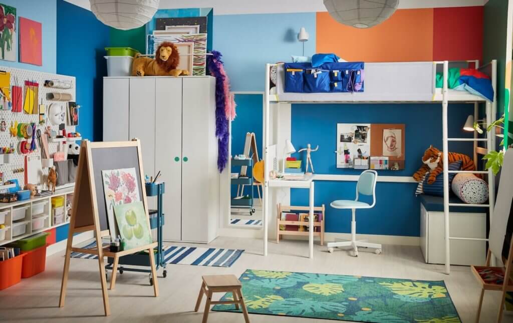 Decorate your children's rooms with their artwork, showcasing their creativity.