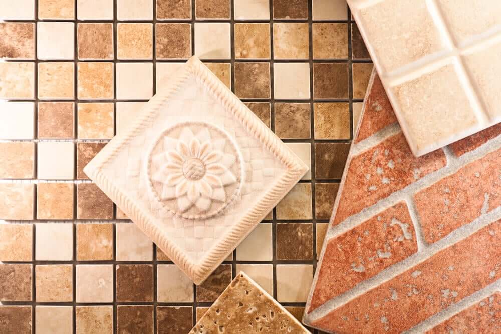 Hydraulic ceramic tiles.