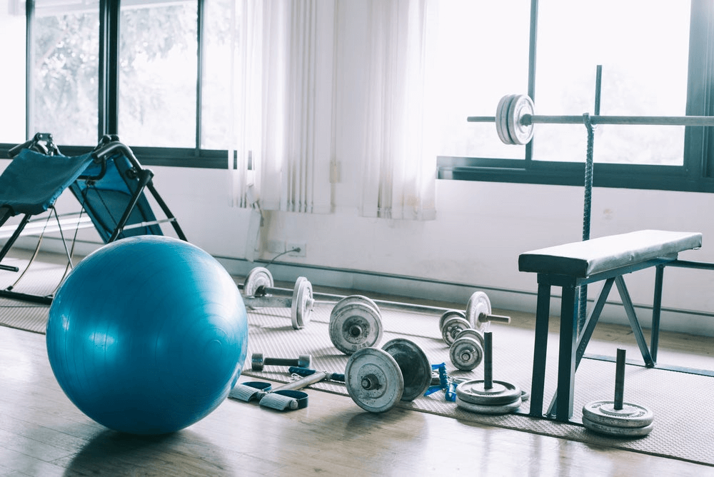 keys to set up a gym at home