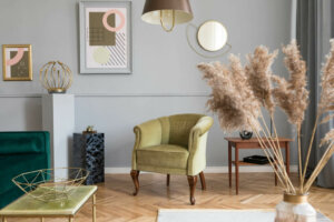 The Relationship Between Green and Gray in Interiors