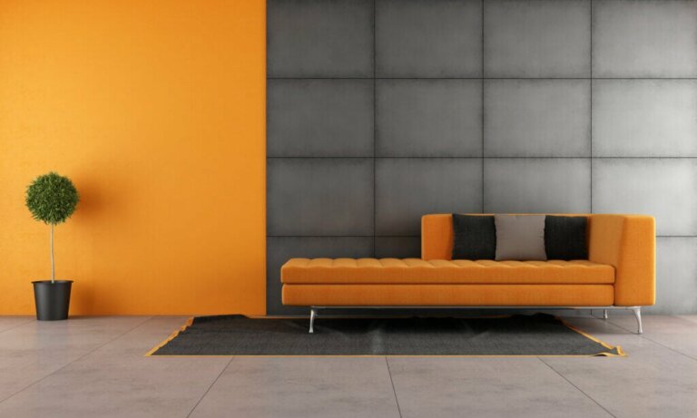 The Use of Matte Orange in Decoration