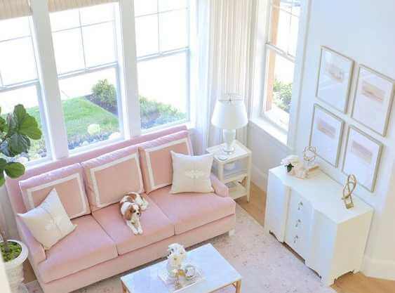 Bring The Color Pink to Your Living Room
