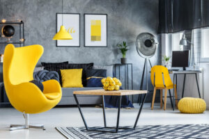 Using Lemon Yellow in Home Decor