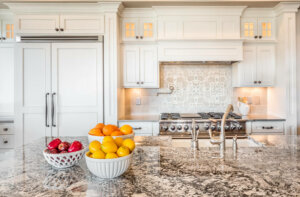 A Touch of Color for a White Kitchen