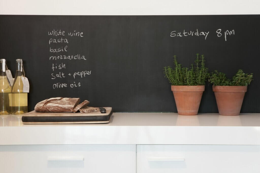Create a Chalkboard Wall: A Modern Trend for the Kitchen