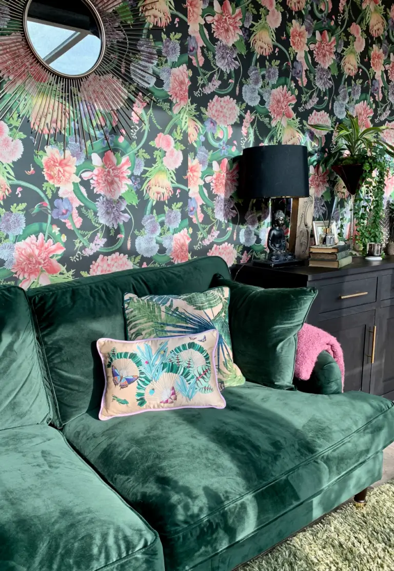 Lush Luxury: Cultivating a Maximalist Botanical Living Room